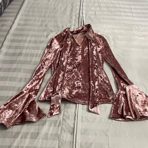 Velvet top